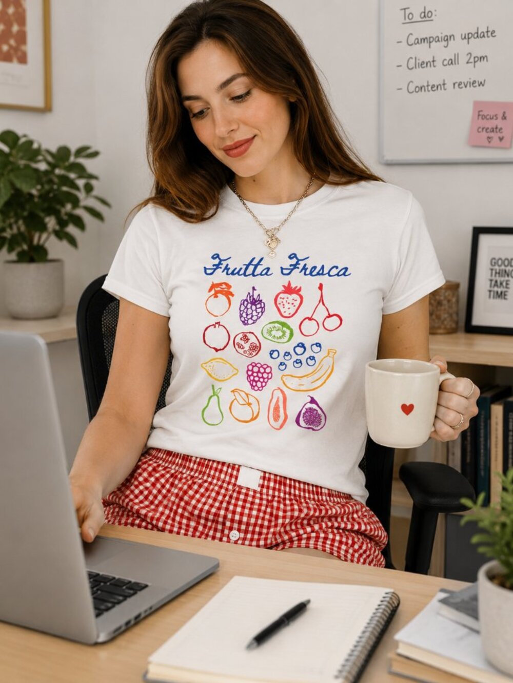 🍓 Fruit Baby Tee | Cute Y2K Graphic Tee | Tomato Girl Aesthetic